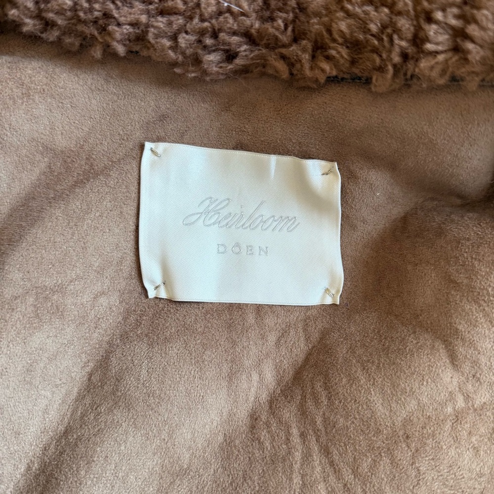 RARE Dôen Heirloom Easton Coat in Charcoal Sierra Plaid - Picture 6 of 16